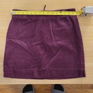 Corduroy Mini Skirt